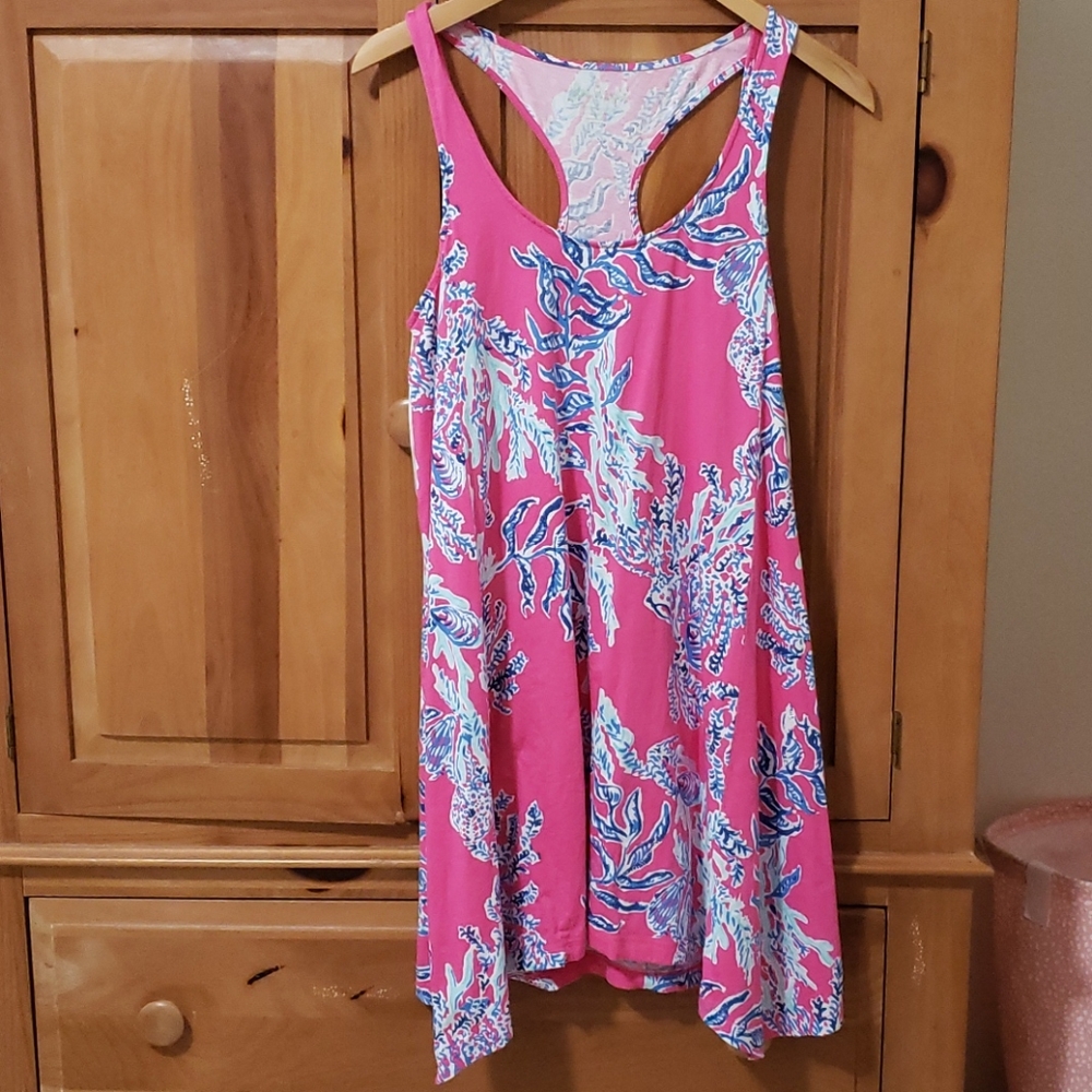 Lilly pulitzer Monterey dress in pink samba